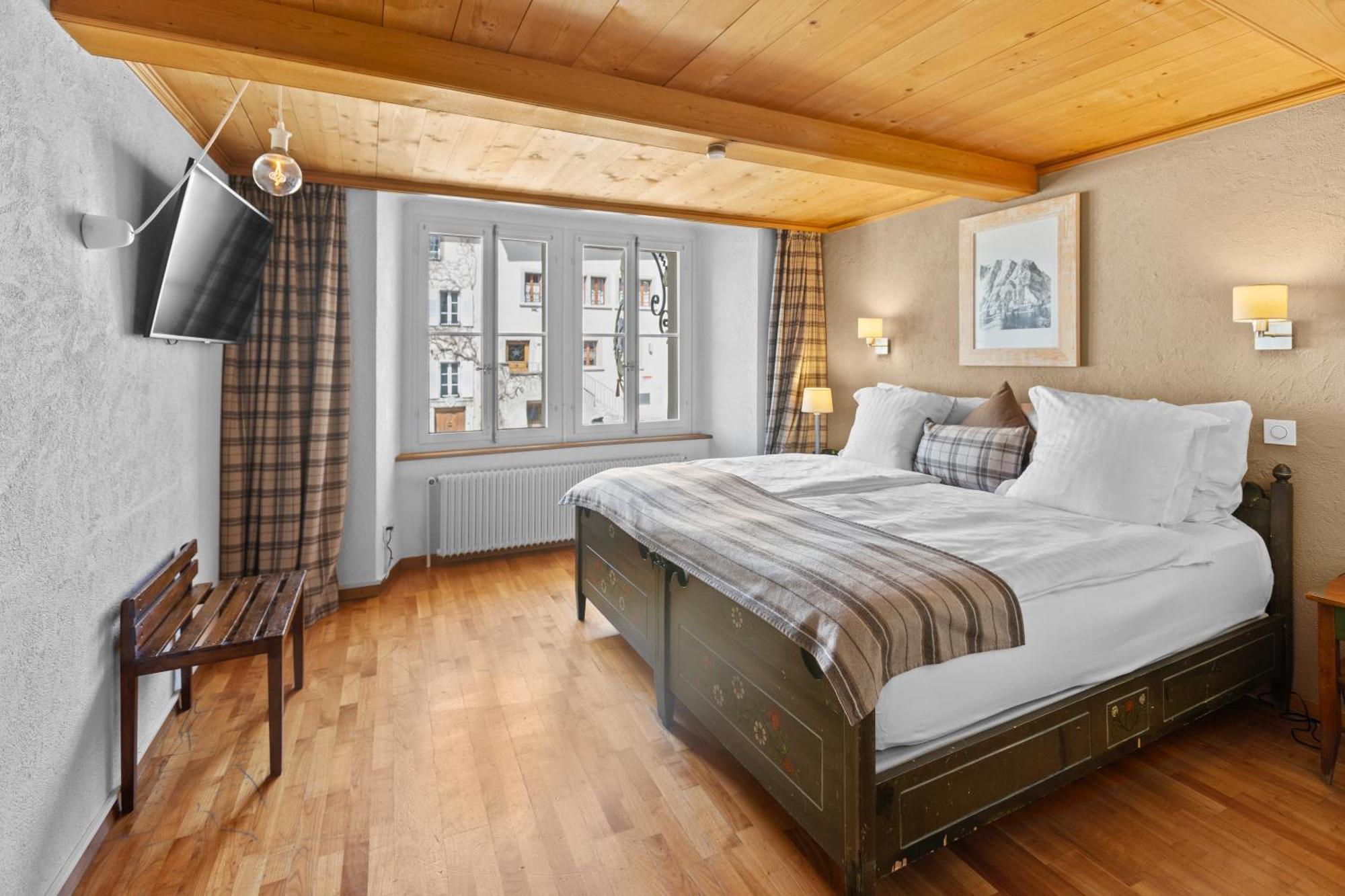 Le Saint Georges Hotel Gruyeres Bagian luar foto