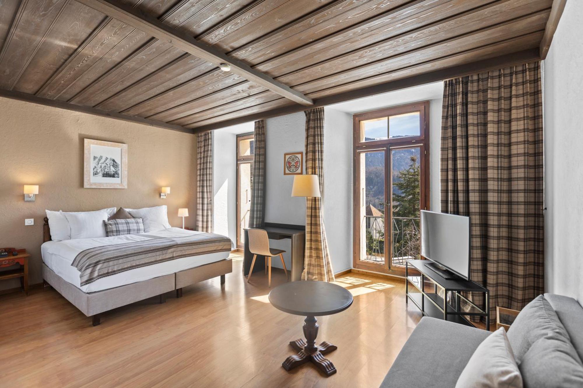 Le Saint Georges Hotel Gruyeres Bagian luar foto