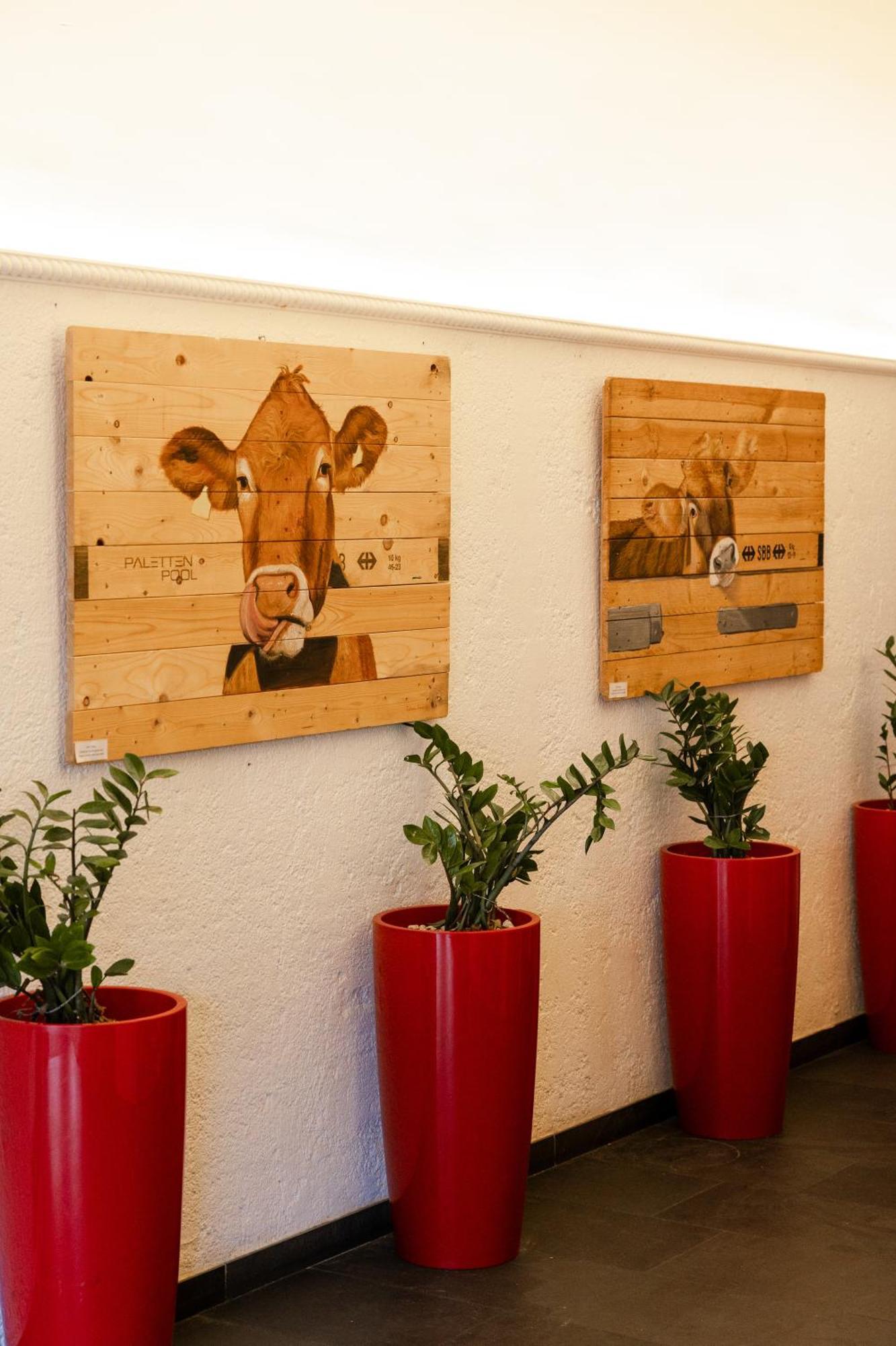 Le Saint Georges Hotel Gruyeres Bagian luar foto